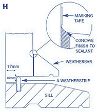 Fixing the weatherboard