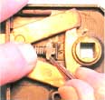 Mortise lock latch removal 