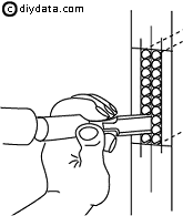 Mortise lock - cutting for the body