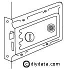 Rim lock - in position