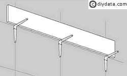 Middle shelf bracket