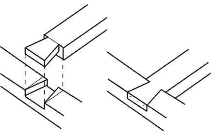 Timber dove tail joint