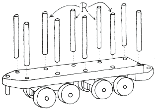 the flat car