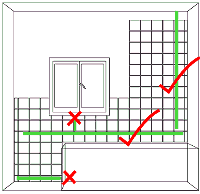 Setting battens for tiling