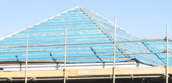 Roof felt and batten