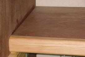 Plywood shelf