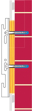 Dry lining radiator fixings