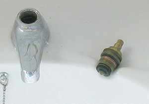 tap valve removed