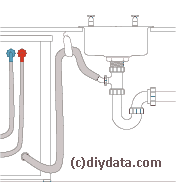 washing machine trap spigot for drainage 