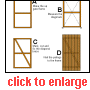 Making a wooden garden or side gate 