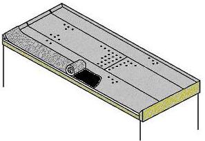 second felt layer - bonded