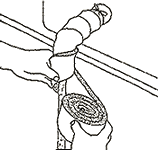 lagging to insulate water pipes